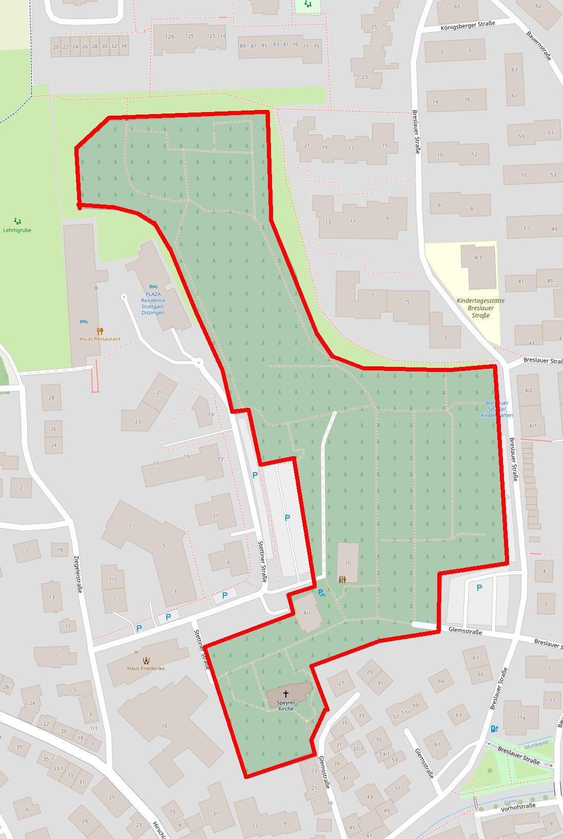 Friedhof Ditzingen fuer Entwiscklung 2026 09 13